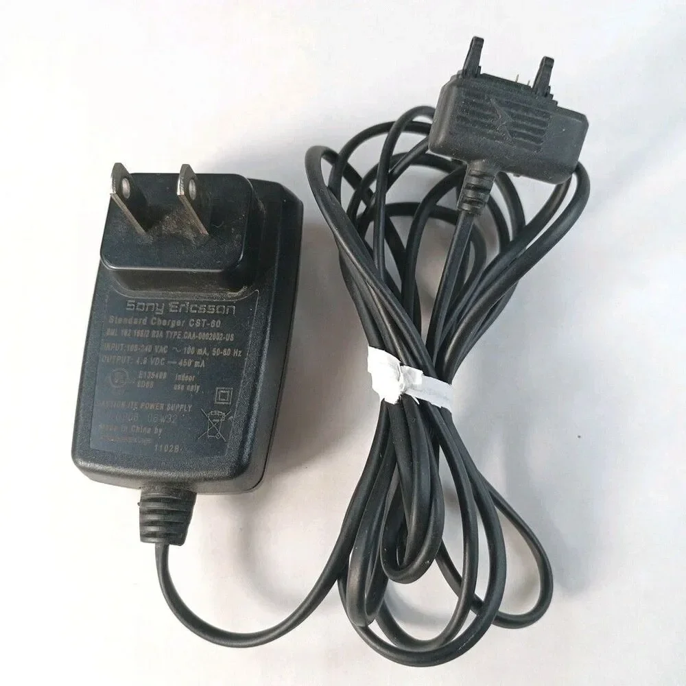 Legacy Sony Ericsson CST-60 AC Power Supply Charger 4.9VDC 450mA Untested